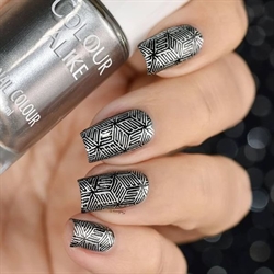 120 Pale Silver, Stamping Neglelak, Colour Alike (u)